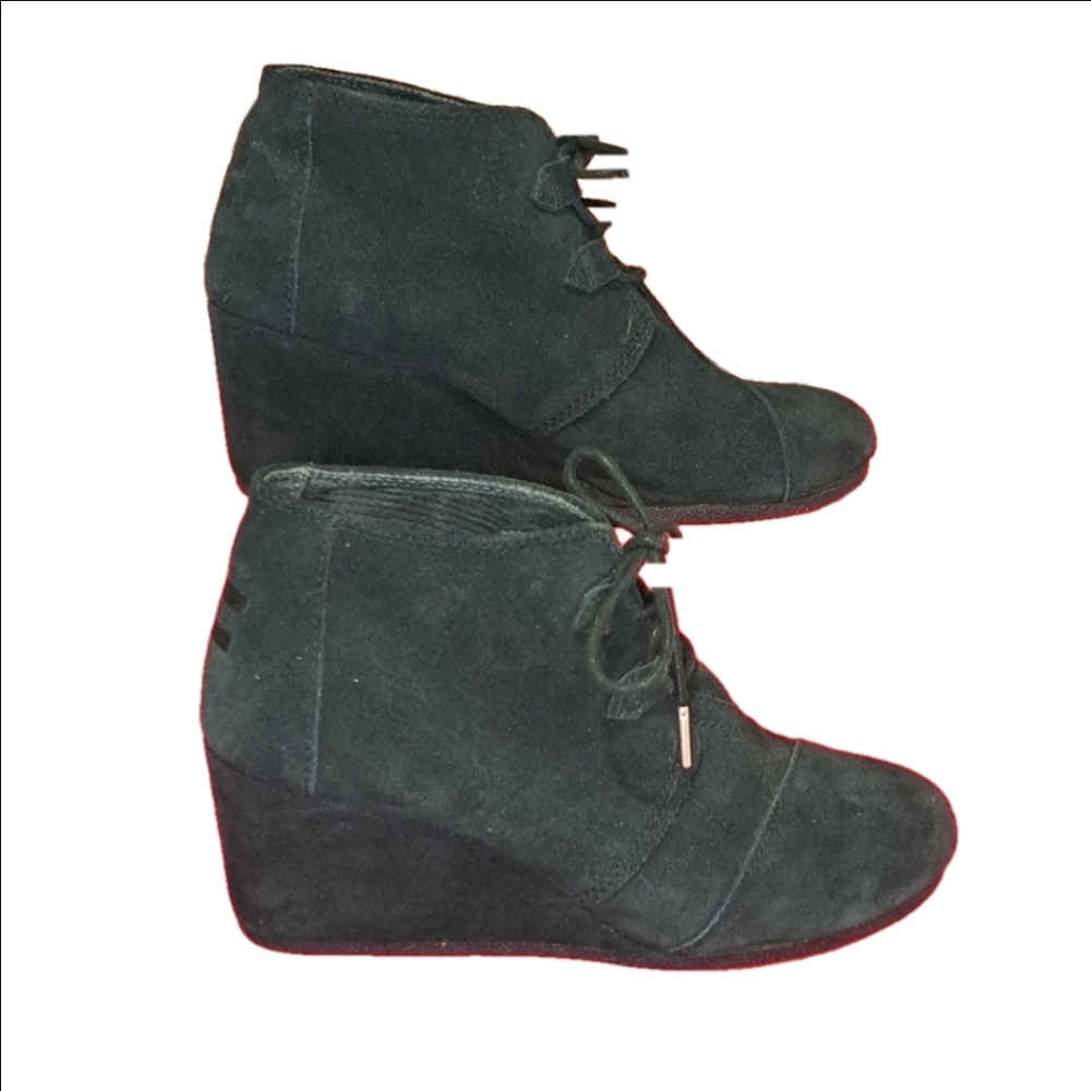 Toms Suede Ankle Booties